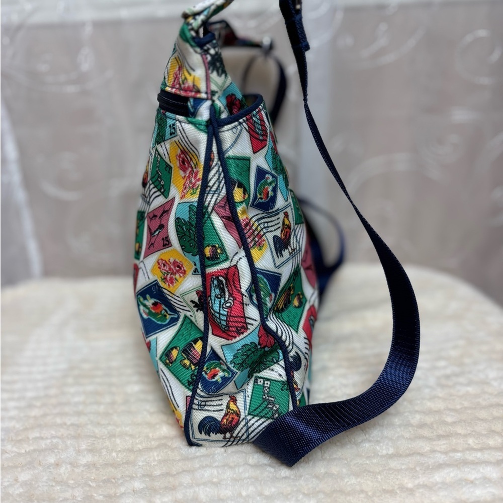 Vera Bradley Postage Stamp Large Crossbody Purse - Picture 8 of 16
